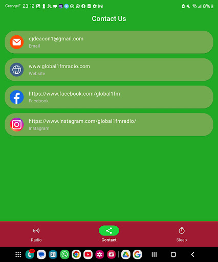 App screenshot