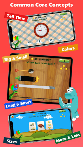 Screenshot of Dino Preschool Learning Games