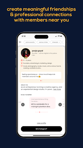 leap.club: a network for women Screen 3