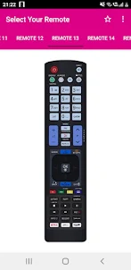 Webos TV Remote