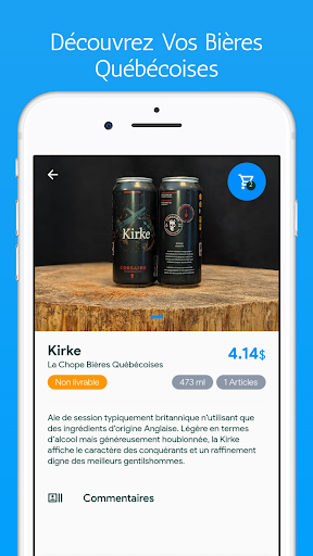 La Chope Bières Québécoises Screen 2