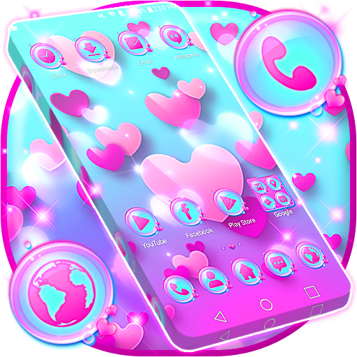 Love Bubble Launcher Theme  Icon