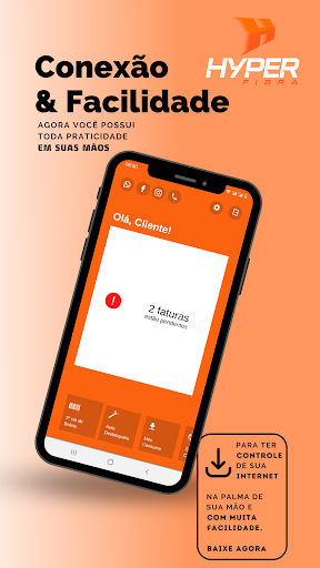 Android application Hyper Fibra screenshort