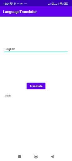 Lang Translate & Learn Screen 2