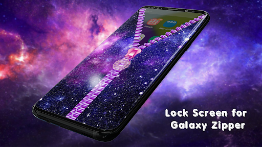 Android application Galaxy Zipper Screen Lock screenshort