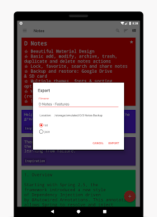 D Notes - notes and lists Screenshot