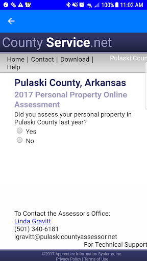 CountyService Screen 3