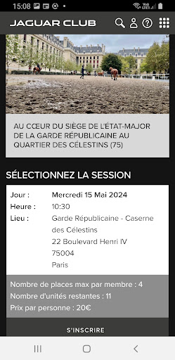 Jaguar Club France Screen 3