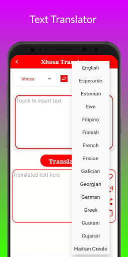 Xhosa Translator Screen 3