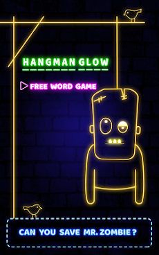 Hangman Glow Word Games Puzzleのおすすめ画像1