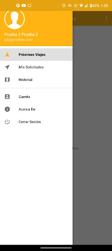 Android application Transportes CJRobles screenshort