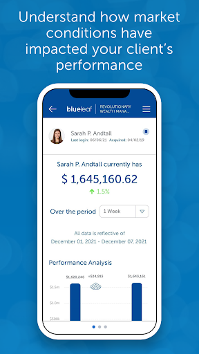 Blueleaf Advisor Screen 3