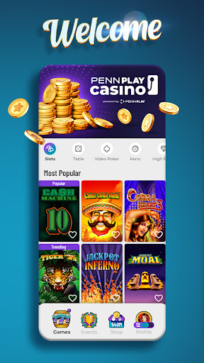 Android application PENN Play Casino jackpot slots screenshort