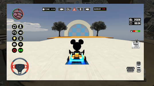 Mickey Race Mega Ramp Game