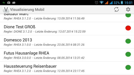 Android application Hasenauer Mobil screenshort