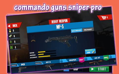 Commando Guns Sniper Pro