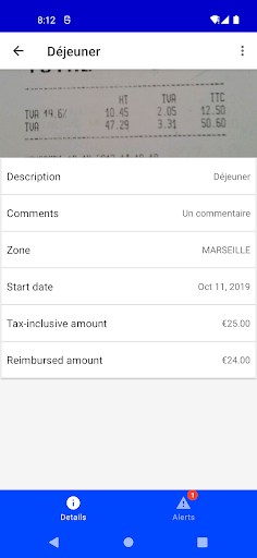 Validate reports and missions Screen 3