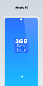 Daily internet data app - 3 gb