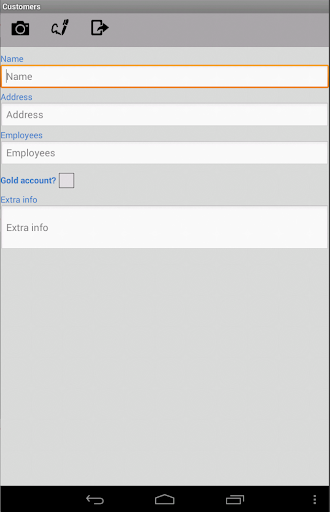 Mobile data collection Screen 3
