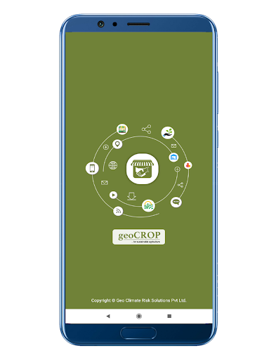 Android application geoCROP screenshort