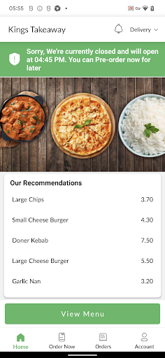 Kings Takeaway Screen 2