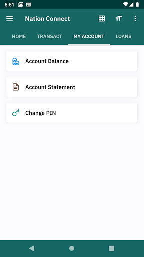 NATION SACCO Connect Screen 3