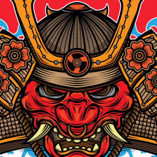 Samurai Hannya Wallpaper