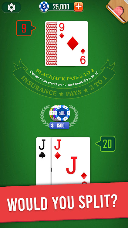 Blackjack 21 card game - 1.3 - (Android)