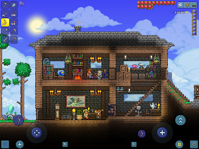 Terraria 1.4 mobile Brasil (Oficial)  Eai galera então eu fiz esse bioma  pro trufa vir morar e já faz mais de 3 dias e ele não veio alguem sabe pq