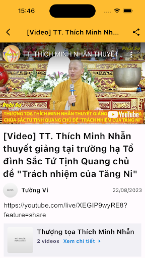 Hoằng Pháp Online Screen 2