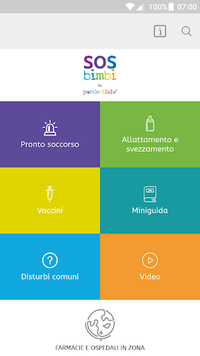 SOS bimbi Screen 2