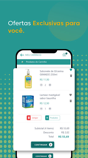 Android application Drogaria Brasil screenshort