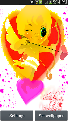 Android application Cupid shuffle: Live Wallpaper screenshort