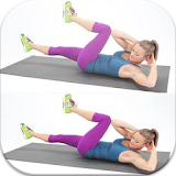 Belly  fat exercises for women icon