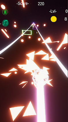 Rolling Neon: endless runner - Screenshot 2