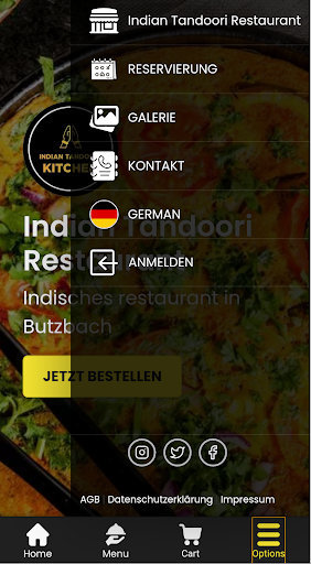 Indian Tandoori Restaurant Screen 2
