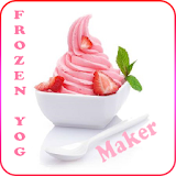 Frozen yogurt maker icon