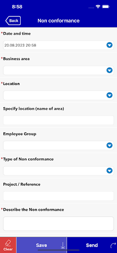 BW Energy Service Screen 3