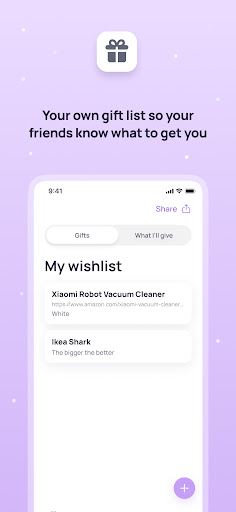 Android application Giftary screenshort