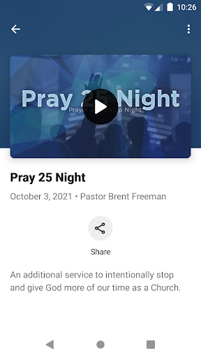Pathways Church App Screen 3