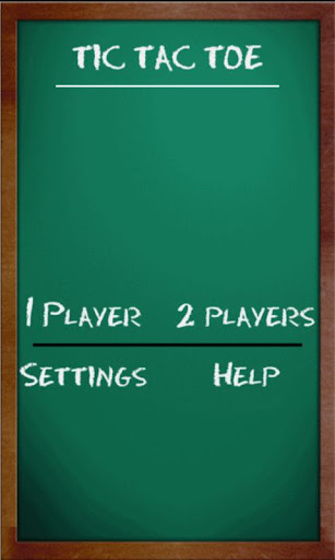 Android application Tic Tac Toe screenshort