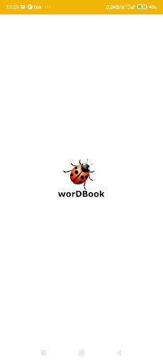 Android application worDBook screenshort