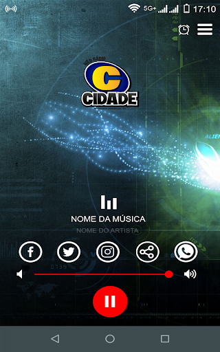 Web Rádio Cidade Screen 2