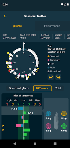 Android application Walkbeat Horses screenshort