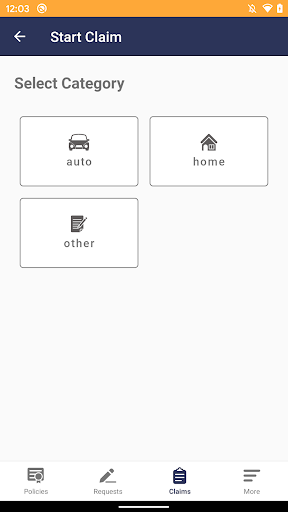 A-Kan Insurance App Screen 3