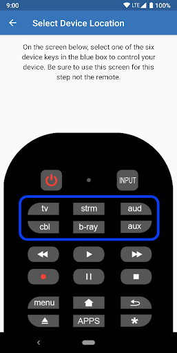 myTouchSmart Remote Control Screen 3