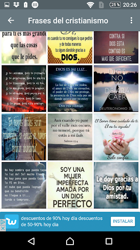 Frases cristianas de la Biblia Screen 3