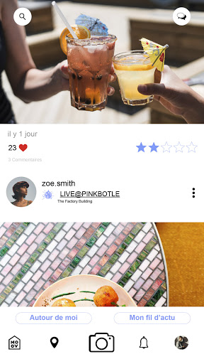 Android application Moov Into The City screenshort