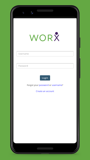 Android application MyWorx screenshort