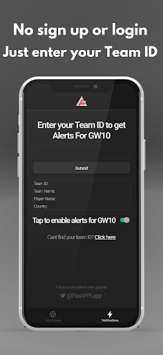 Android application Flash FPL screenshort